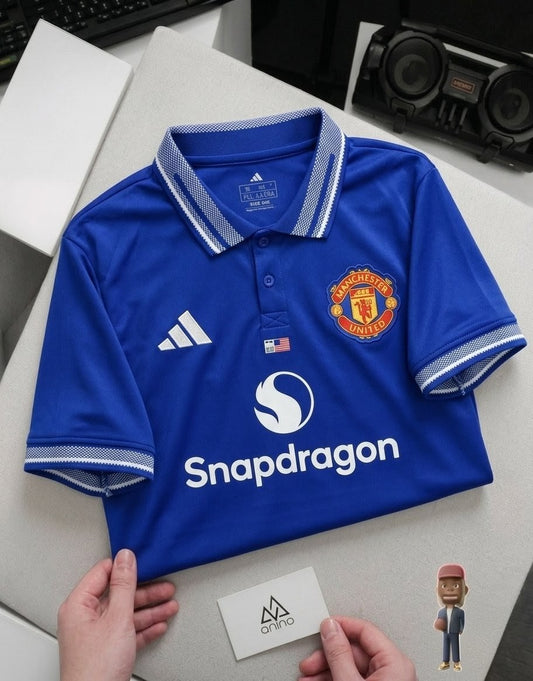An Original Manchester United Concept Polo Blue 2026