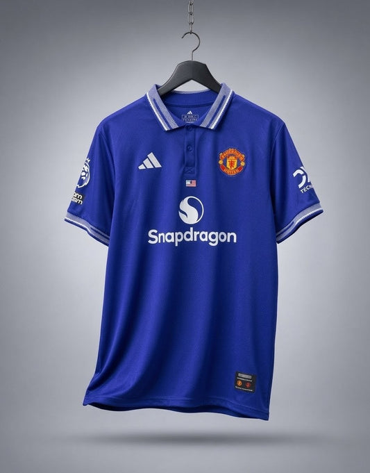 An Original Manchester United Concept Polo Blue 2026