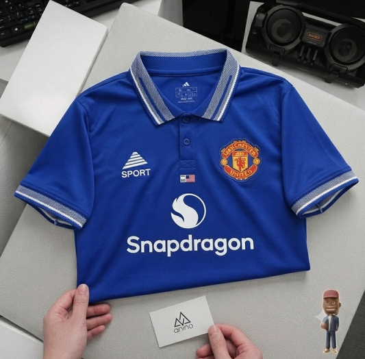 An Original Manchester United Concept Polo Blue 2026