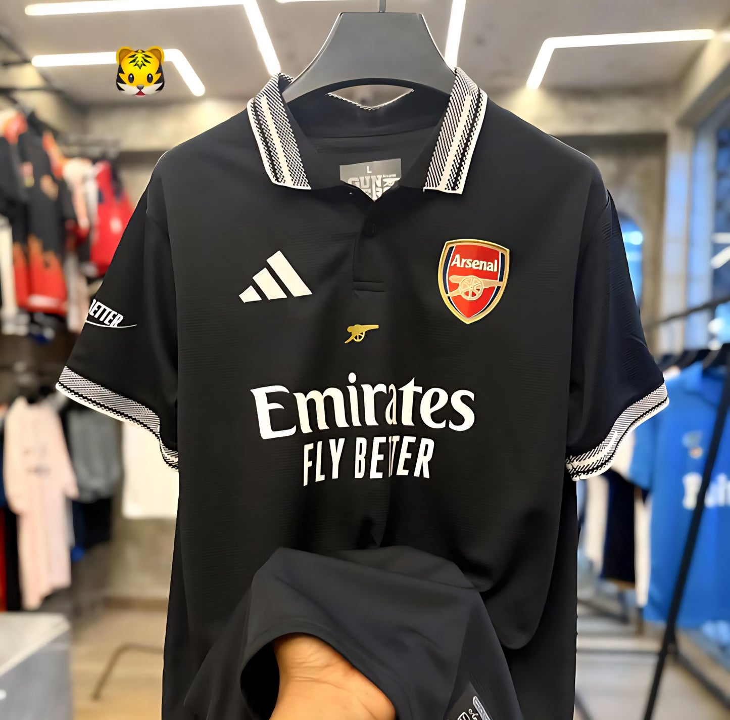 Original Arsenal Concept Polo Black