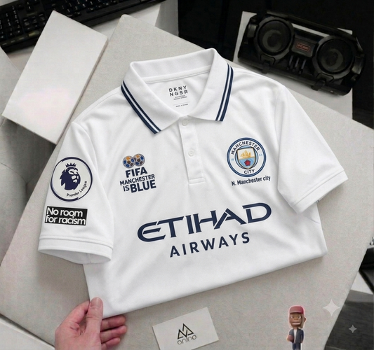 An Original Manchester City white Concept Polo 2026